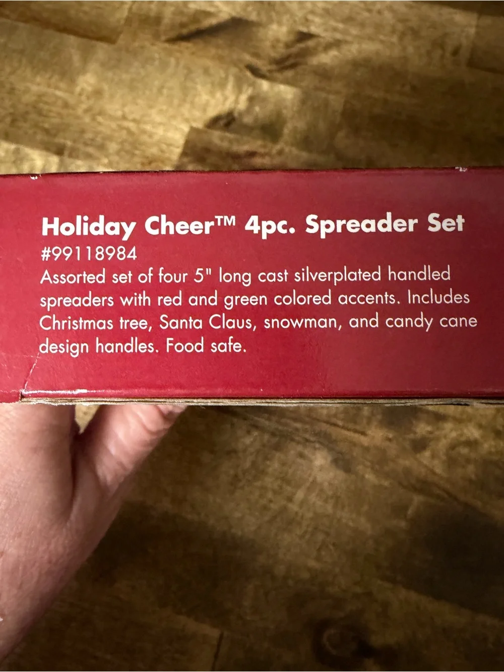 International Silver Company Christmas Spreaders - Holiday Figural Set